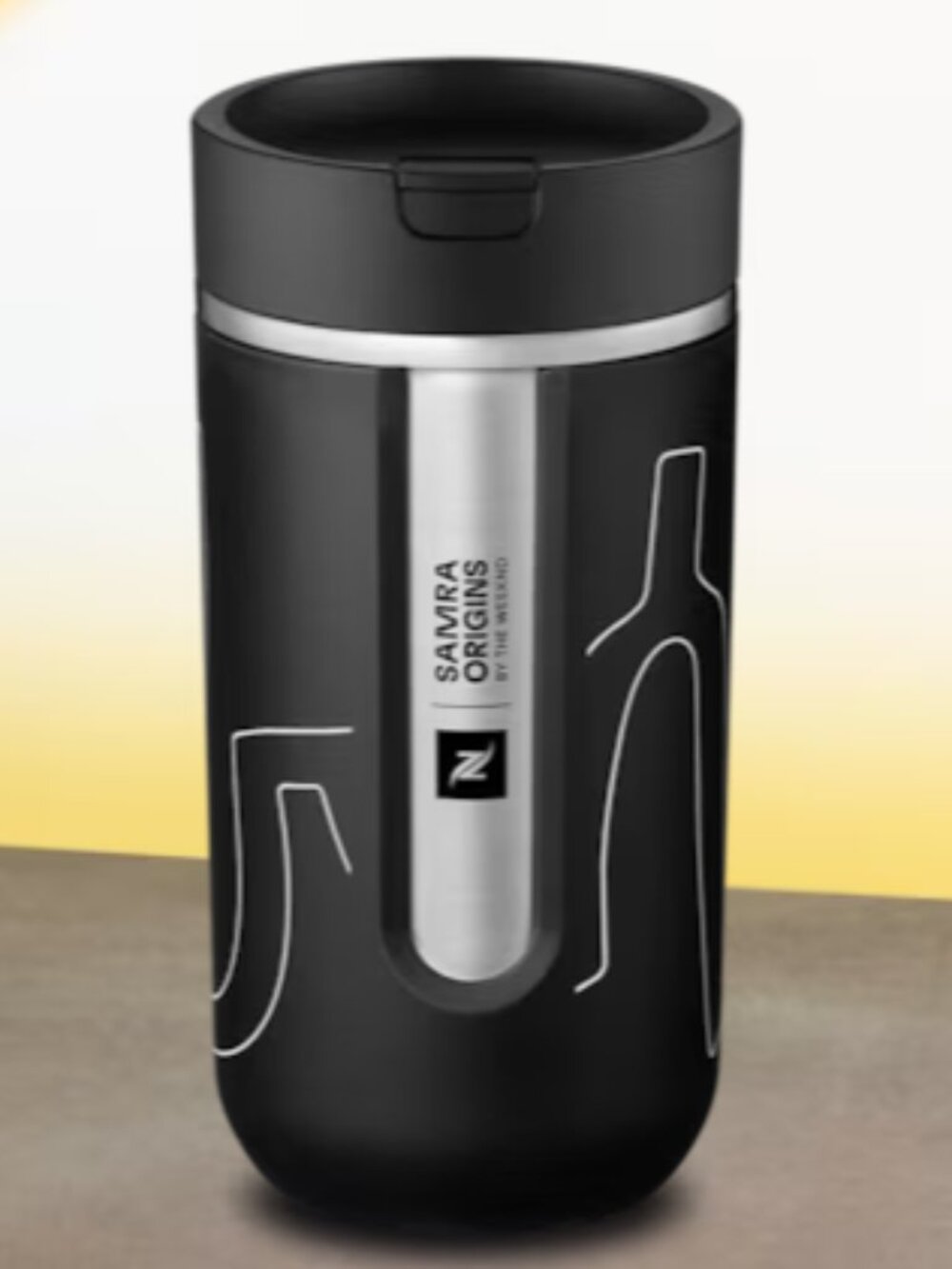 NWT Nespresso Limited Edition Samra Origins byThe Weeknd Nomad Travel Mug